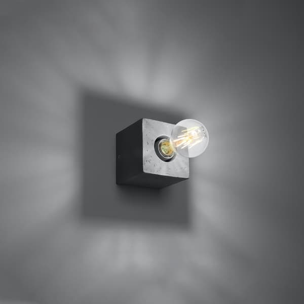 Vägglampa ARIZ betong grå