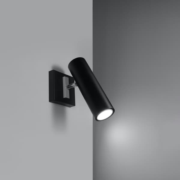 Vägglampa DIREZIONE svart Black