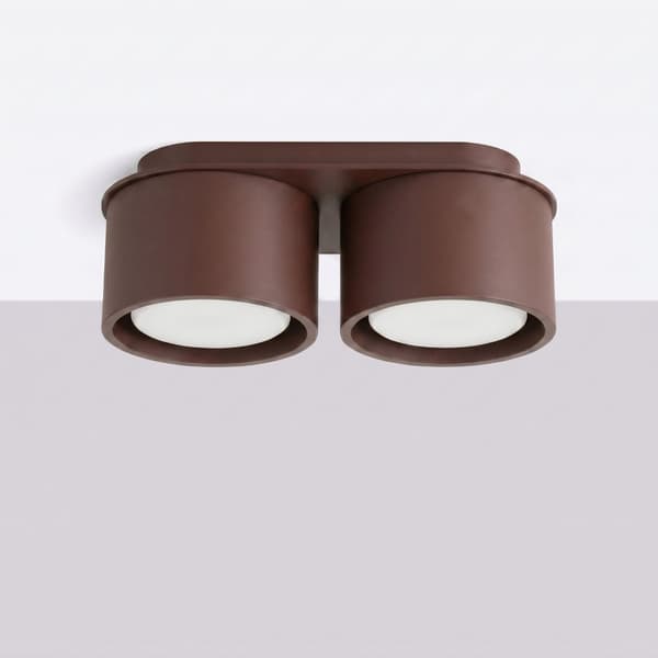 Taklampa MODO 2 brun Gx53 Brown