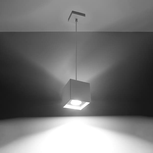 Pendel lampa QUAD 1 vit White