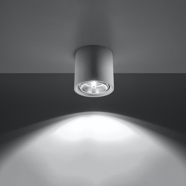 Vägglampa keramik KALU Vit