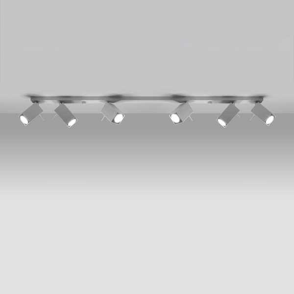 Taklampa MERIDA 6L vit Vit