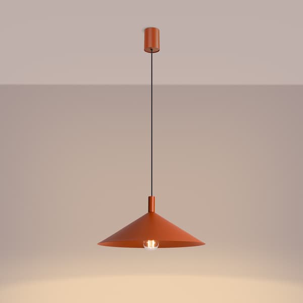 Pendellampa NOX 40 röd ockra Red