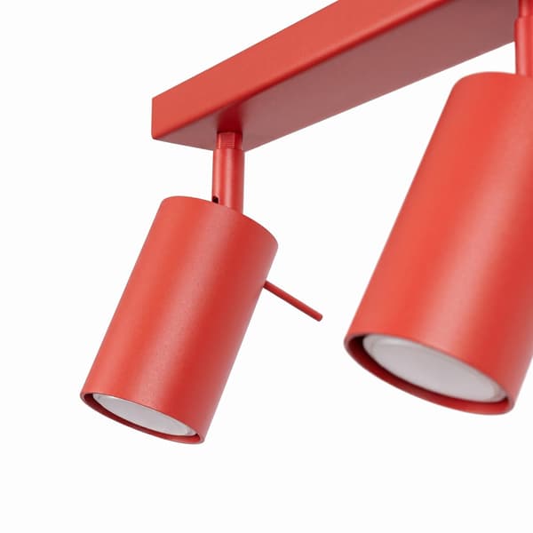 Taklampa RING 2 röd Red