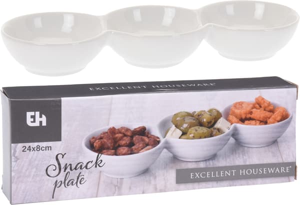 Skålset Snacks Vita Vit