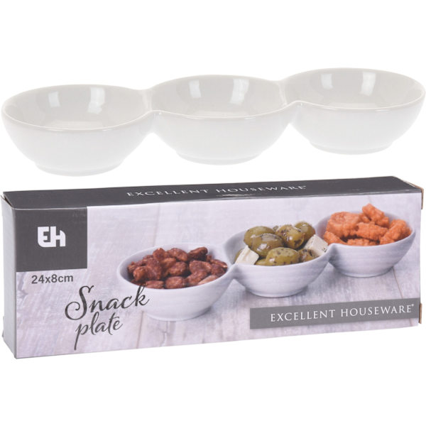 Skålset Snacks Vita White