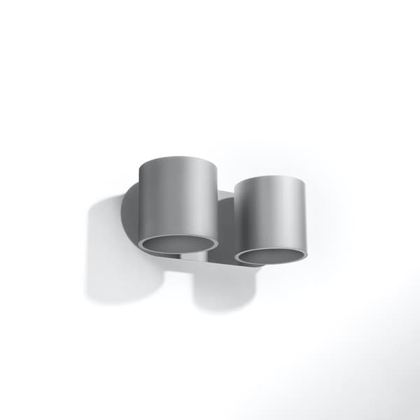 Vägglampa ORBIS 2 grå Grey