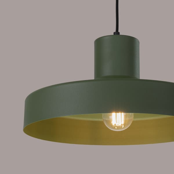 Pendellampa BILO olivgrön Green
