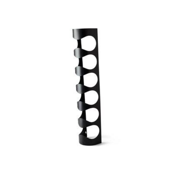 Vinställ Vägg Metall Svart 6 flaskor Black