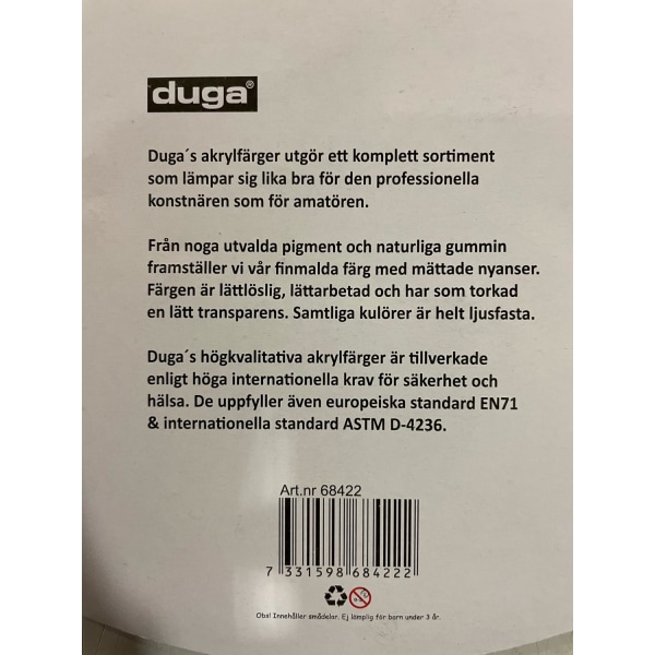 Målarset Färg Akryl 24x12 ml Multicolor