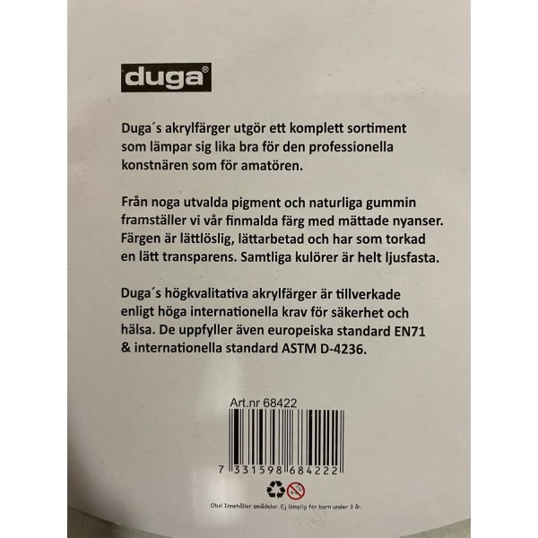 Målarset Färg Akryl 24x12 ml multifärg