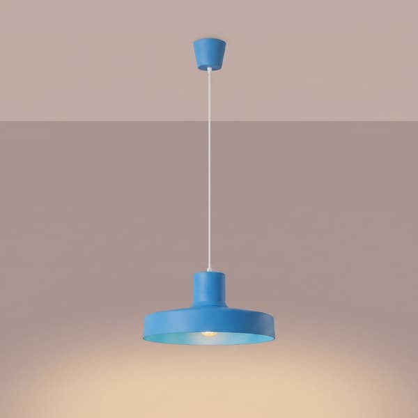 Pendellampa BILO azurblå Light blue