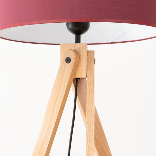 Golvlampa NATT vinröd Multicolor