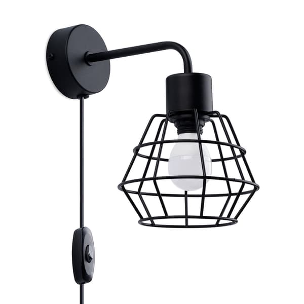 Vägglampa SUBA svart Black