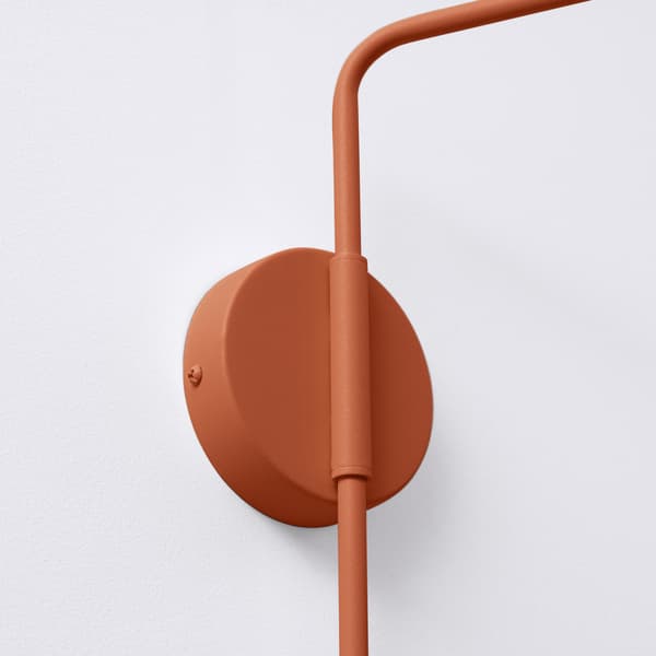 Vägglampa NOX röd ockra Red
