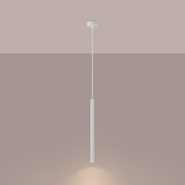 Pendellampa ARCHE 1 vit White
