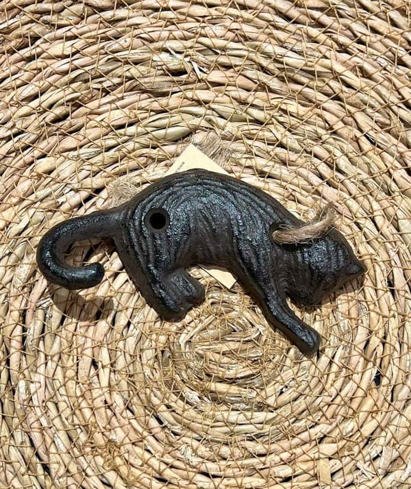 Krok Katt Gjutjärn Black