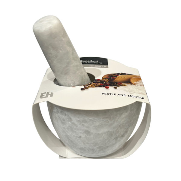 Mortel Sten Vit 12x9 cm White