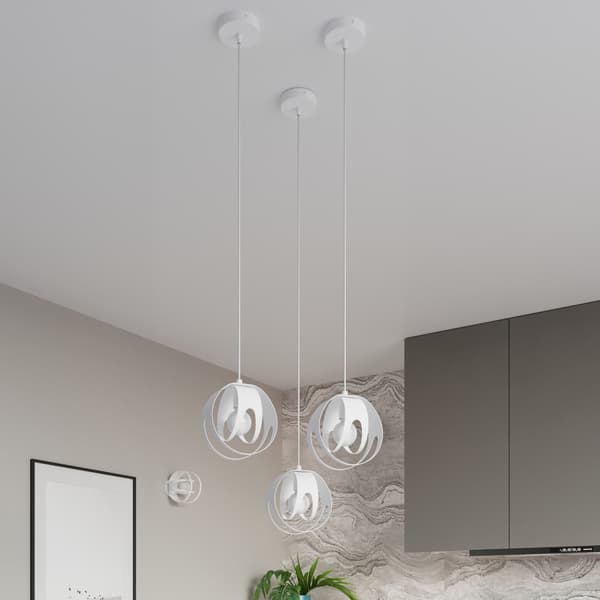 Pendel lampa TULOS 3L vit White