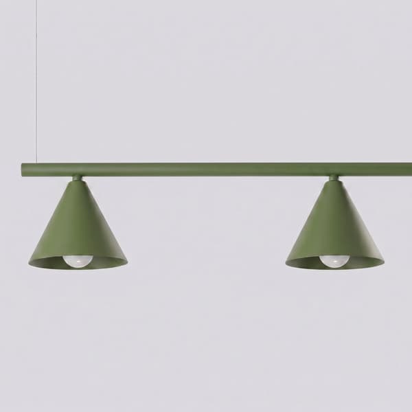 Ljuskrona NOX 4L olivgrön Green