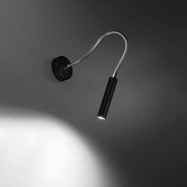 Vägglampa AXIL svart Black
