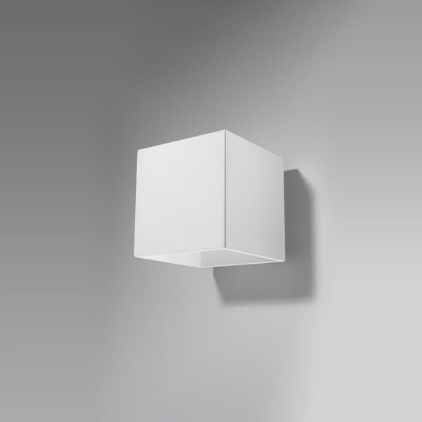 Vägglampa QUAD 1 vit White