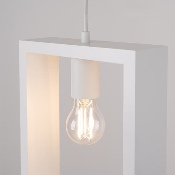 Pendellampa ARIES vit White