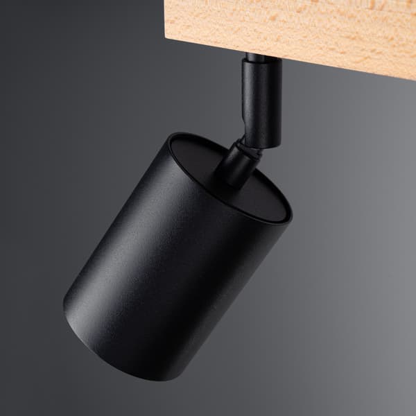 Taklampa VERDO 3L svart Black