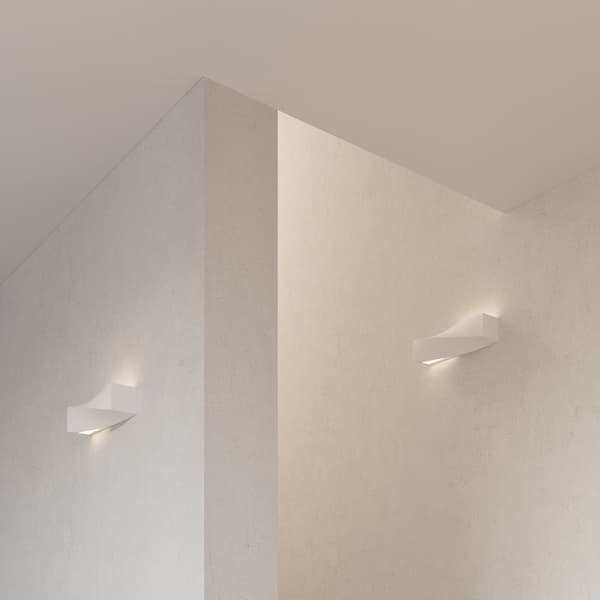 Vägglampa keramik SIGMA White
