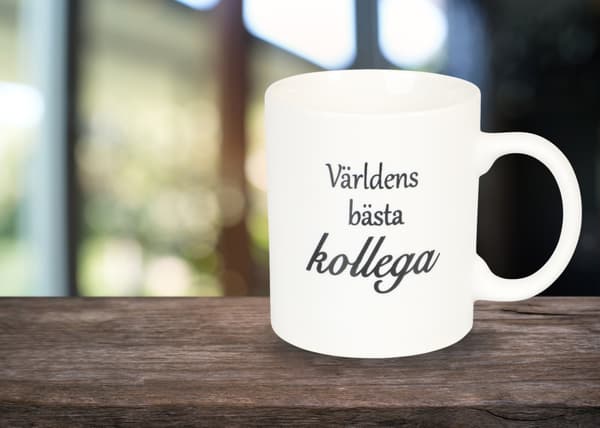 Mugg Världens bästa kollega White