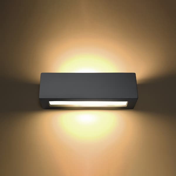 Vägglampa keramik VEGA grå Grey