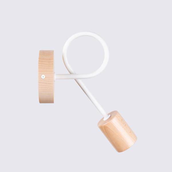 Vägglampa EMBER vit White