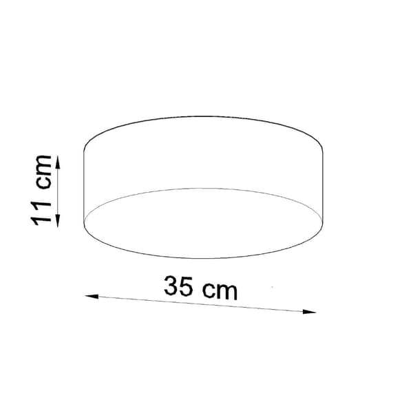 Taklampa ARENA 35 vit White