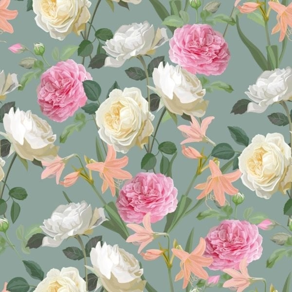 Servetter Blommor 33x33 cm 20-pack multifärg