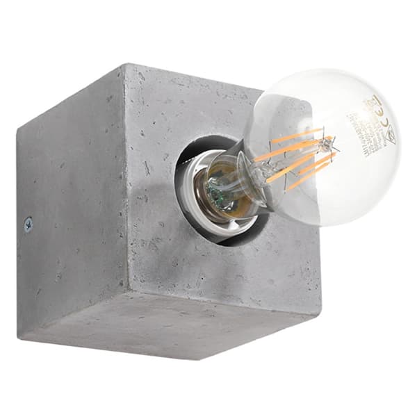 Vägglampa ARIZ betong grå