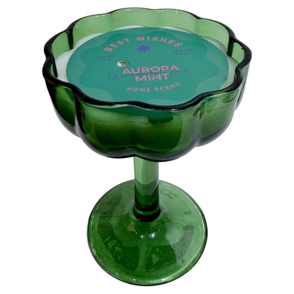 Doftljus Aurora Mint Cocktailglas 13 cm Green Aurora Mint
