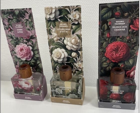 Doftpinnar Rumsdoft Lotusblomma & Vitt te 100 ml White Lotusblomma & Vitt te