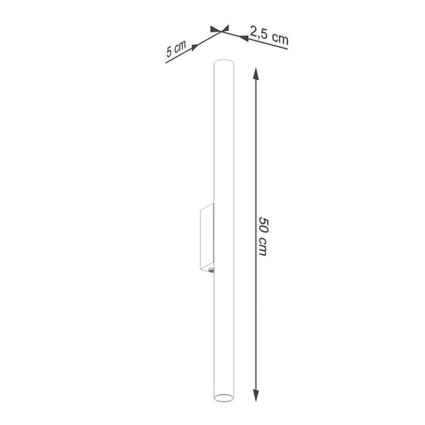 Vägglampa PASTELO 2 vit White