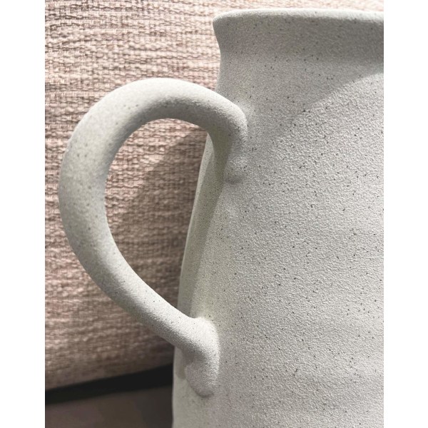 Kande Vase Beige Keramik 24 cm Beige