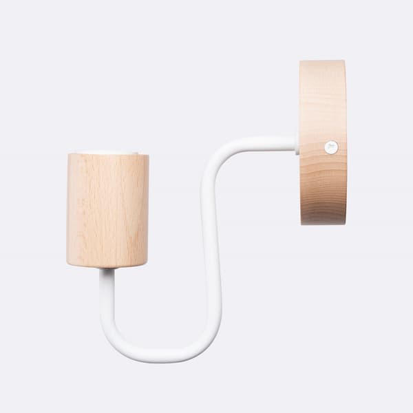 Vägglampa TIMBO vit White