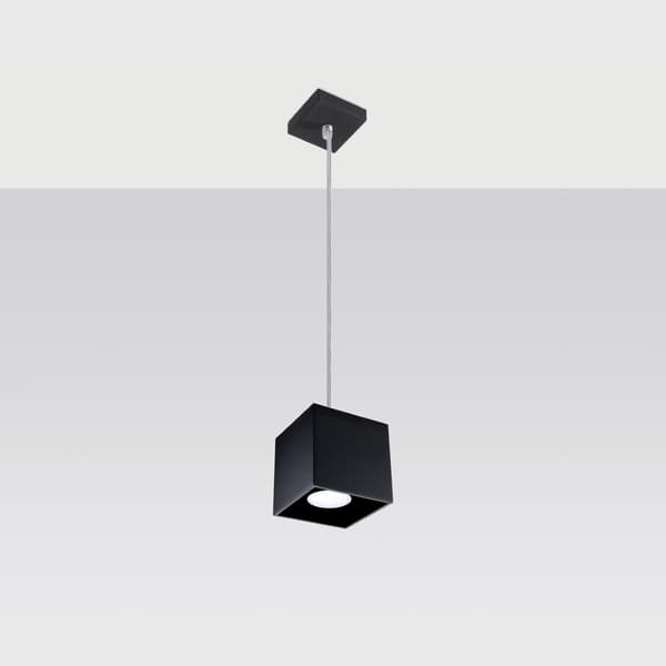 Pendel lampa QUAD 1 svart Black