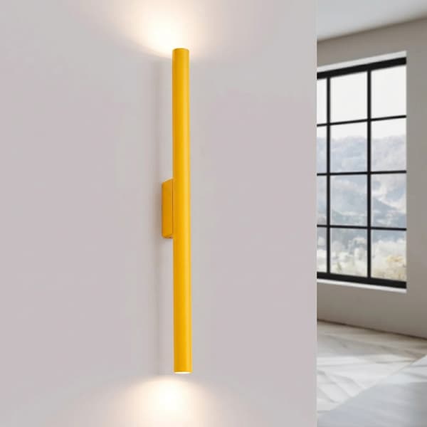 Vägglampa PASTELO 2 gul Gul