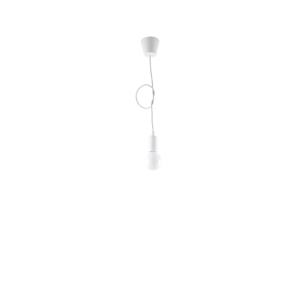 Pendel lampa DIEGO 1 vit White