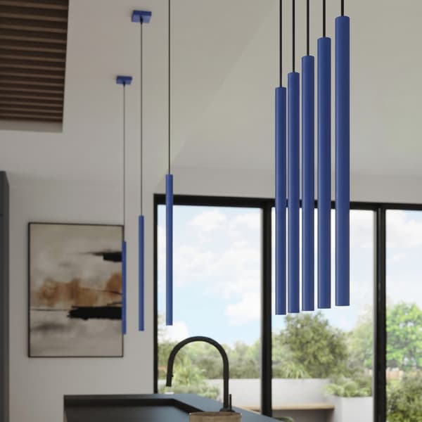 Pendellampa PASTELO 2 ultramarinblå ultramarine