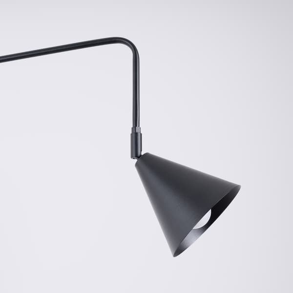 Vägglampa NOX svart Black