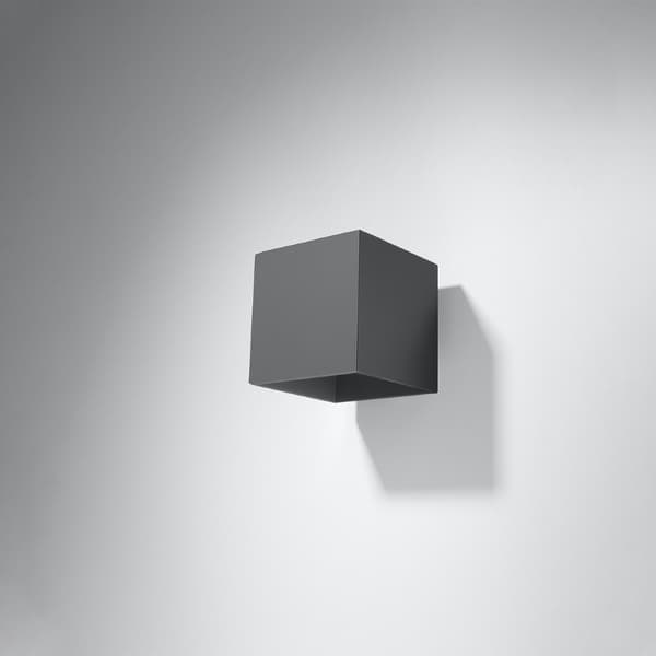 Vägglampa QUAD 1 antracit Anthracite