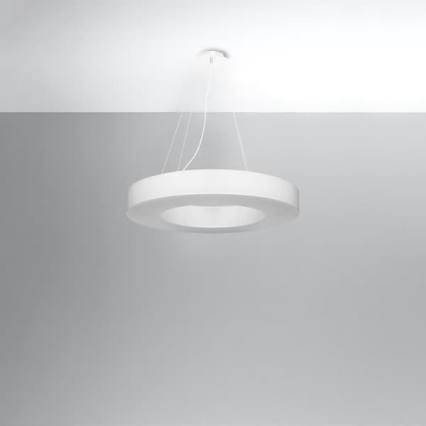 Ljuskrona SATURNO SLIM 70 vit White