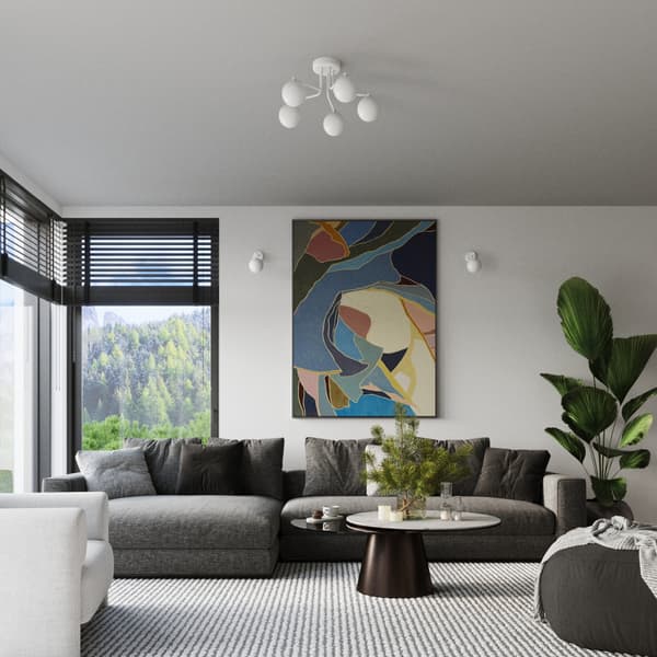 Ljuskrona ASTRAL 3 vit White