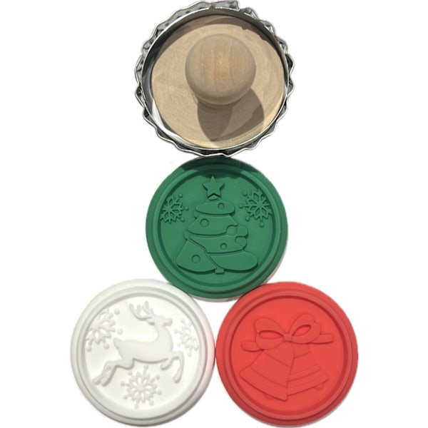 Pepparkaksstämplar Set Stämplar Bak 3 motiv Green