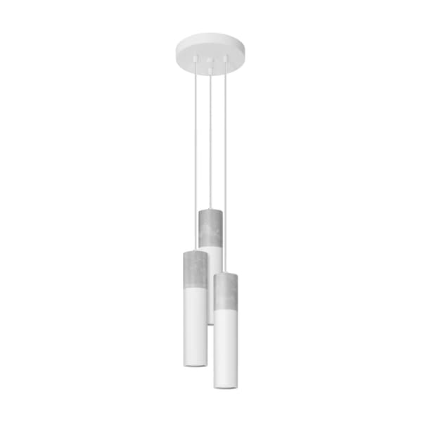 Pendel lampa BORGIO 3P vit Vit